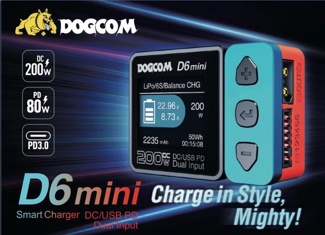 DOGCOM D6 Mini Battery Charger