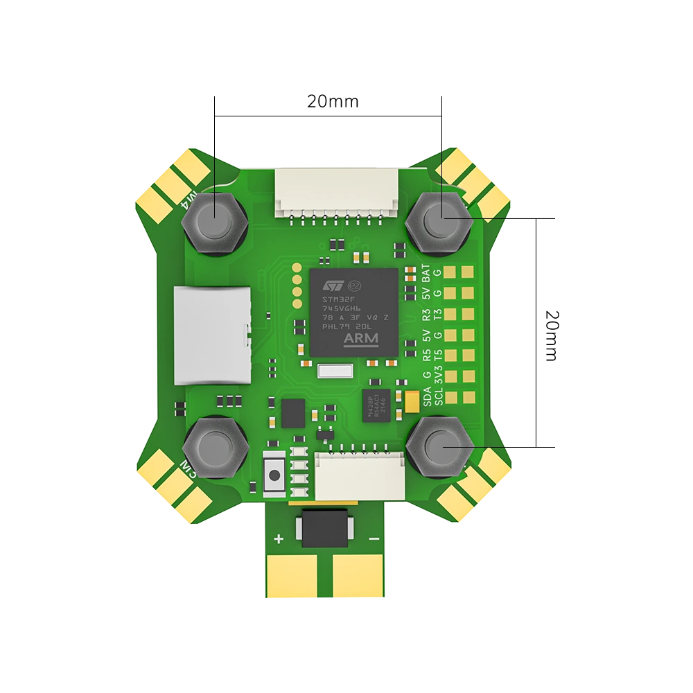 Stack iFlight BLITZ Mini F745 (E55 Mini 4-IN-1 ESC)