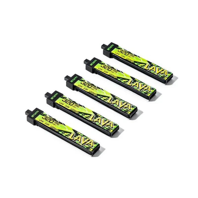 BetaFPV LAVA II 1S 320mAh 95C LiHV Battery (5pcs)