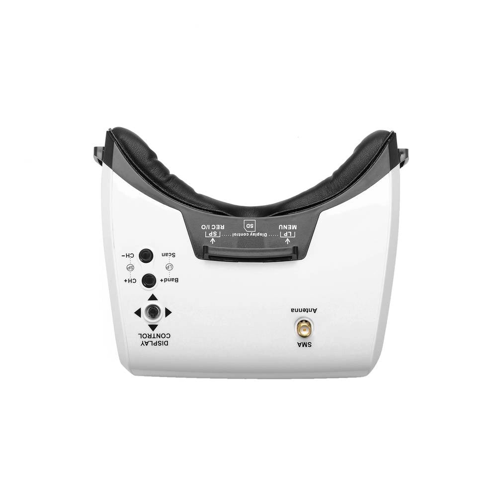 Top view of FPV goggles Fat Shark 2