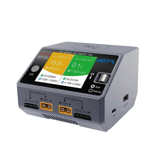 HOTA D6 Pro 325W 15A 1-6S Dual Channel AC/DC