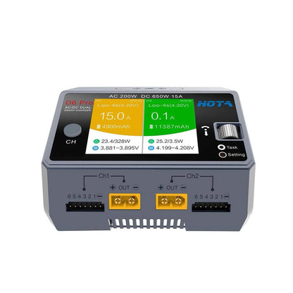 HOTA D6 Pro 325W 15A 1-6S Dual Channel AC/DC
