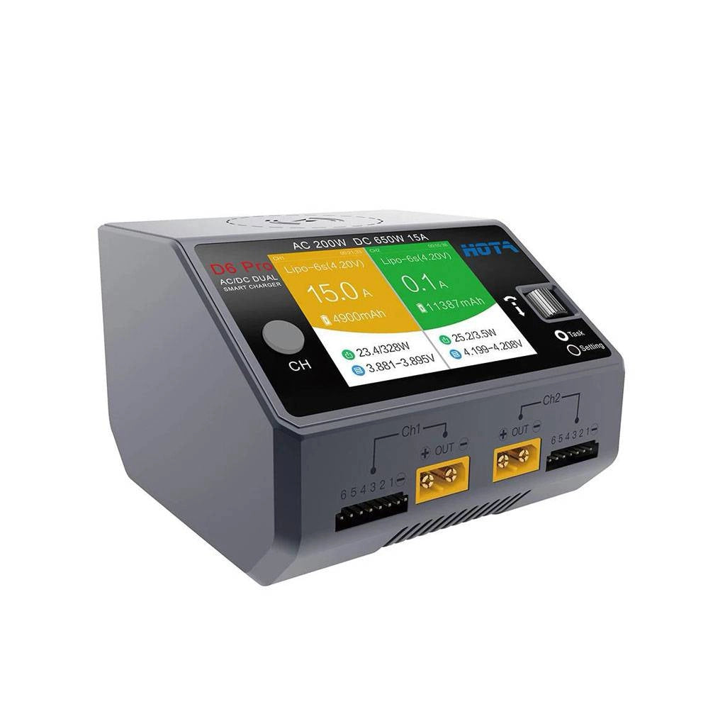 HOTA D6 Pro 325W 15A 1-6S Dual Channel AC/DC