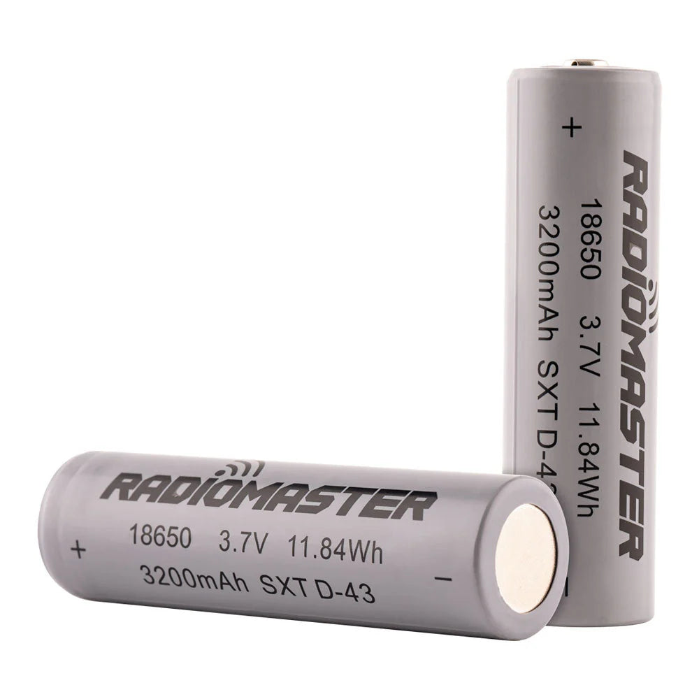 RadioMaster 18650 3200mAh 3.7V Patarei 2tk