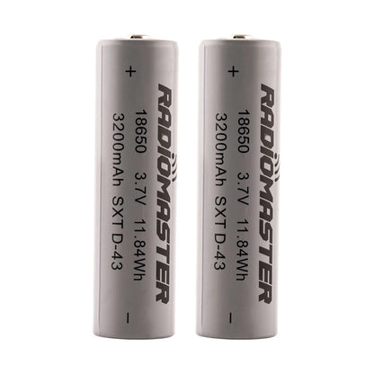 RadioMaster 18650 3200mAh 3.7V Patarei 2tk
