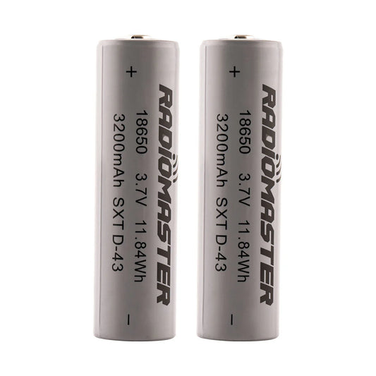RadioMaster 18650 3200mAh 3.7V Patarei 2tk