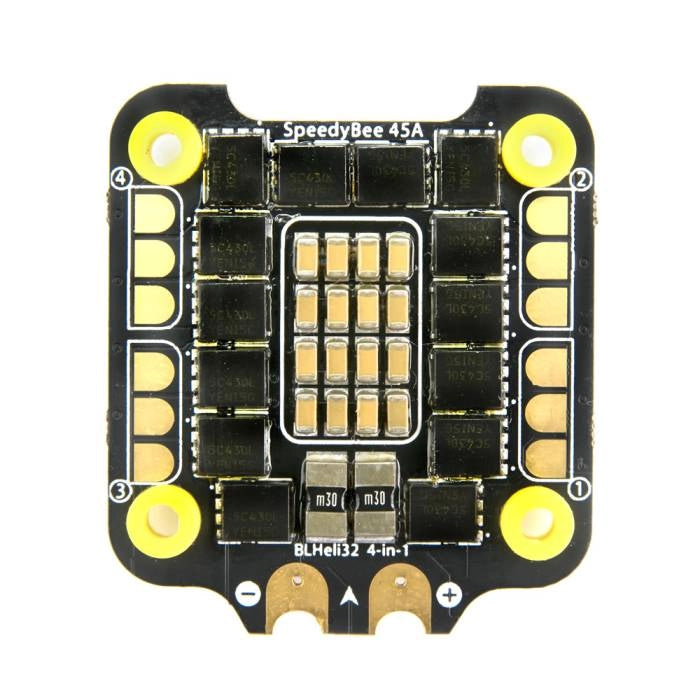 SpeedyBee F7 V2 FC + 45A 3-6S BLHeli_32 4-in-1 ESC Stack